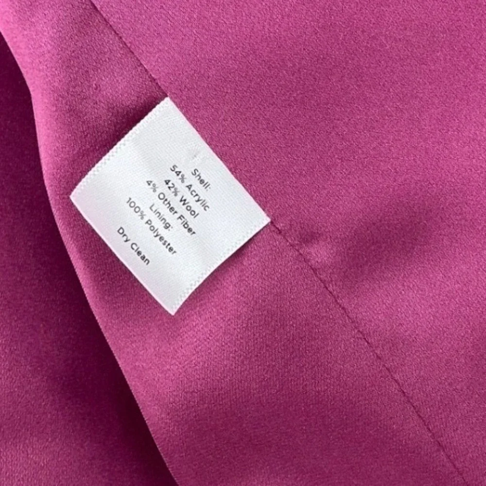 Talbots Jacket Womens Size 10 Tweed Wool Blend Blazer Office Career Preppy Pink